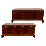 Philip Hawkins, a pair of contemporary Indian rosewood side cabinets