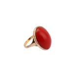 A coral ring