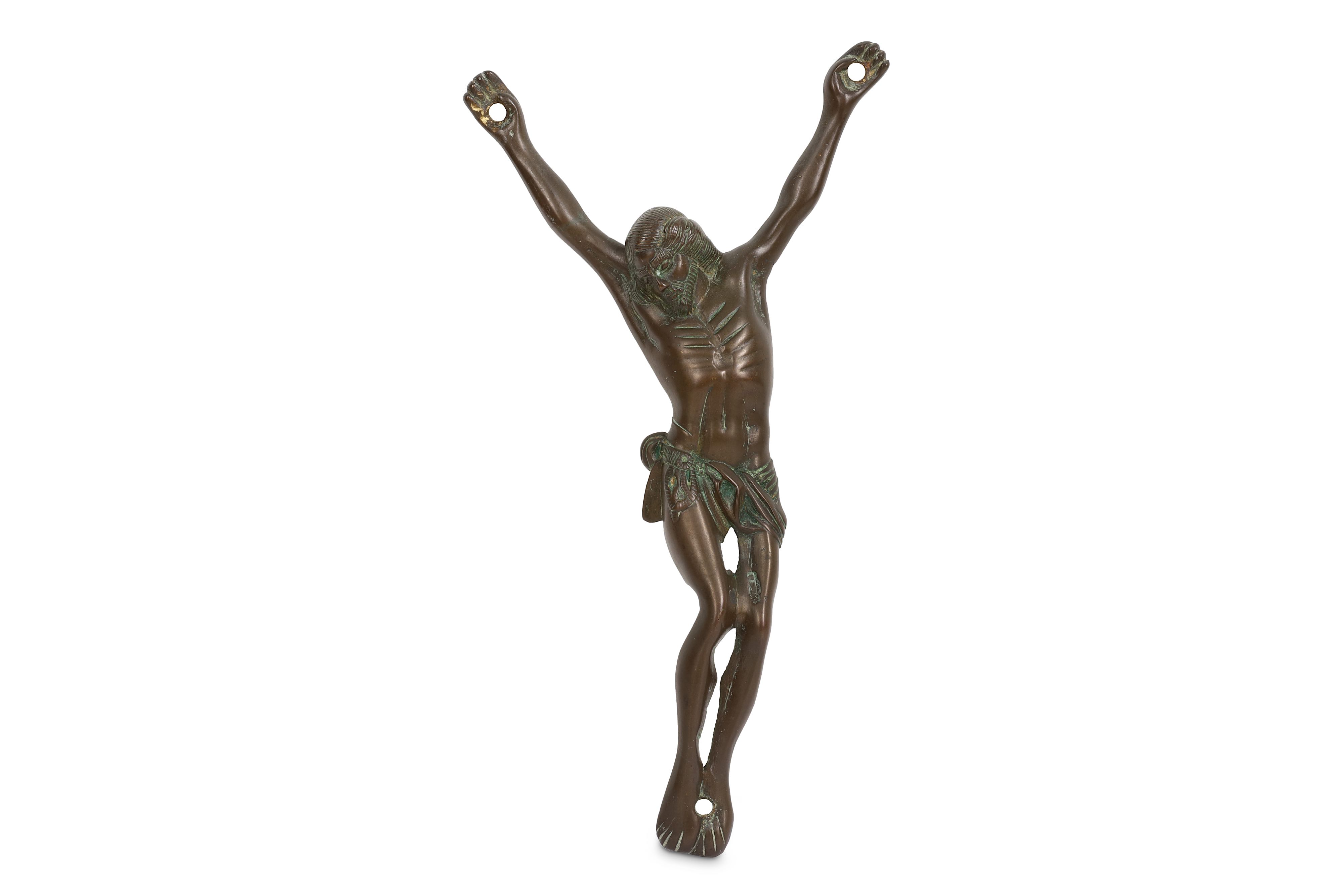 A 19TH CENTURY BYZANTINE STYLE BRONZE CORPUS CHRISTI