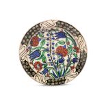 A CANTAGALLI IZNIK STYLE CERAMIC DISH