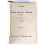 Thackeray, William Makepeace. Works of, 13 volumes, Smith Elder & Co., London 1892, 8vo. cont.