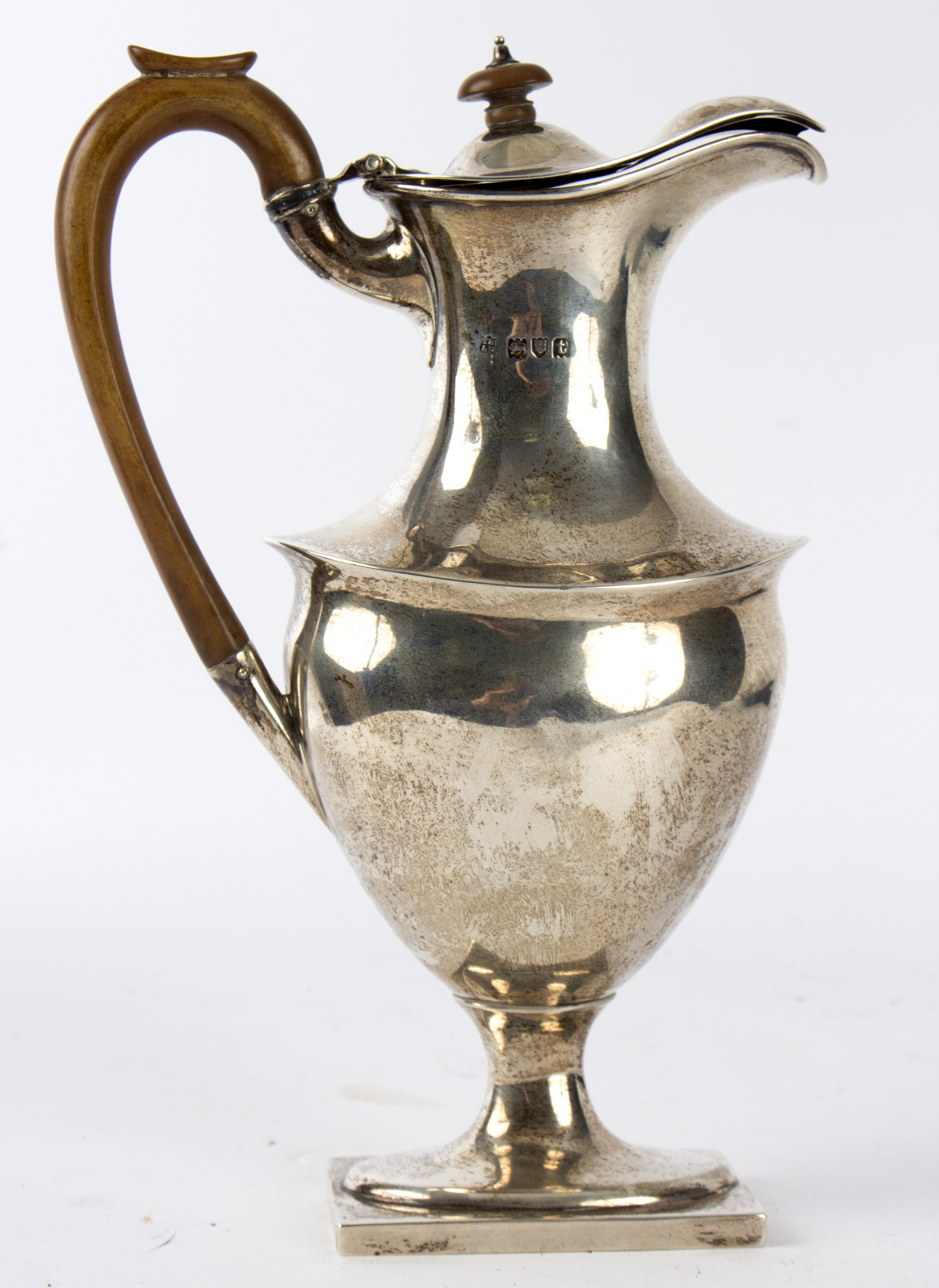 A silver hot water ewer, Thomas Bradbury & Sons. - Image 2 of 4