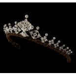 A Victorian diamond tiara,