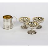 A William IV silver Christening mug, CF,