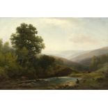 William Williams of Plymouth (1808-1895)/On the Okement, Devon/On the Lyd,