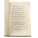 Chappe d'Auteroche, Jean. A Voyage to California, 1778, double-page plan of Mexico City, 8vo.