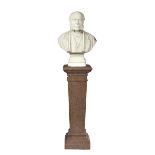 Henry Richard Hope Pinker (British 1849-1927)/Marble bust of The Right Hon.