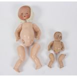 Two Armand Marseille bisque head dolls with composite bodies