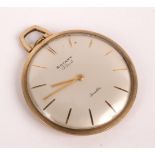 A 9ct gold cased Rotary Incabloc pocket watch, fitted a seventeen jewel movement, cased by Garrard,