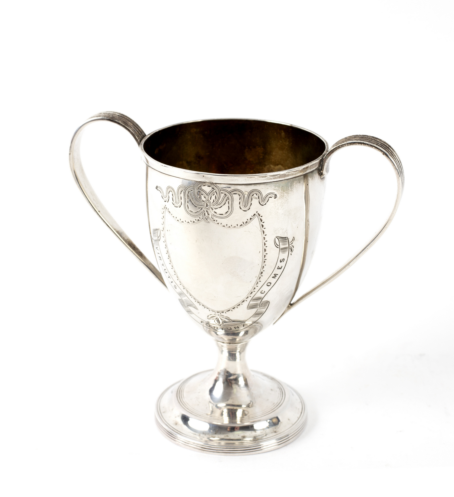 A George III silver two-handled cup, Peter, Ann and William Bateman,