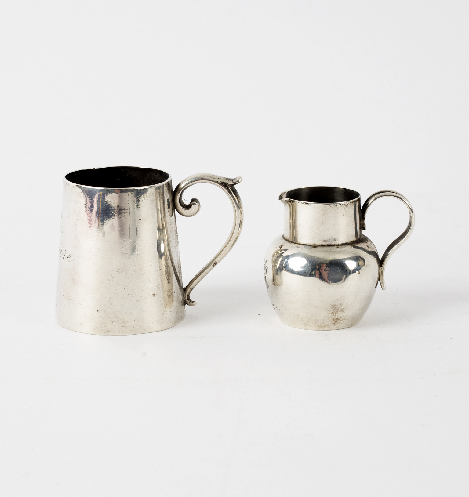 A miniature silver jug, Cornelius Saunders and Francis Shepherd, Chester 1898,