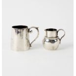 A miniature silver jug, Cornelius Saunders and Francis Shepherd, Chester 1898,