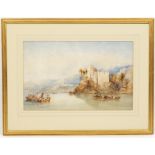 Edward Tucker (1830-1909)/Lake Scene, Italy/watercolour, 30cm x 47.