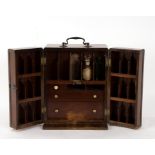 A 19th Century mahogany apothecary box,