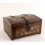A 19th Century Indian writing box, the cover with gandaberunda bird motif,