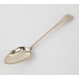 A George III old English pattern silver gravy spoon, Thomas Wallace and Jonathan Hayne, London 1811,