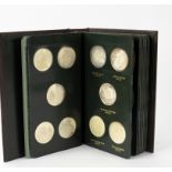 A History of the English Speaking Peoples, a set of fifty proof sterling silver-gilt medals,