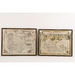 John Speed/Barkshire Described/Herefordshire/two hand coloured engraved maps (2)