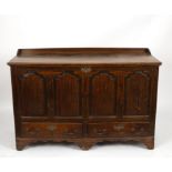 A 19th Century oak mule chest,