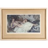 William Russell Flint (British 1880-1941)/Reclining Female Nude II/signed in pencil/print,