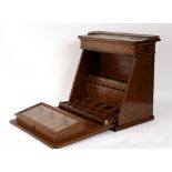 A gentleman's oak cased gaming compendium, The Lumbar,