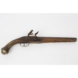 An 18th Century English flintlock pistol,