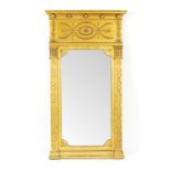 A Regency gilt framed pier mirror,
