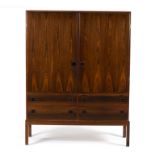 Bernhard Pedersen & Son, a Danish rosewood cabinet,