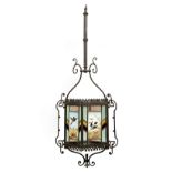 An Aesthetic period hanging lantern,