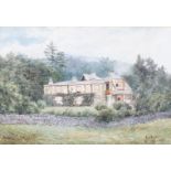 Kate Prentise (British 1845-1911)/Ruskin's House/signed, inscribed verso/watercolour, 23.