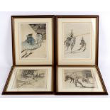 Henri de Toulouse-Lautrec (French 1864-1901)/Circus Scenes/signed in pencil and numbered editions