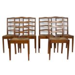 Peter Evans, a set of six Cotswold School dining chairs,