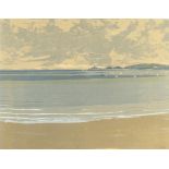 Arthur Charlton (British 1917-2007)/Mumbles Head/with sailing boats in the bay/signed/lithograph,