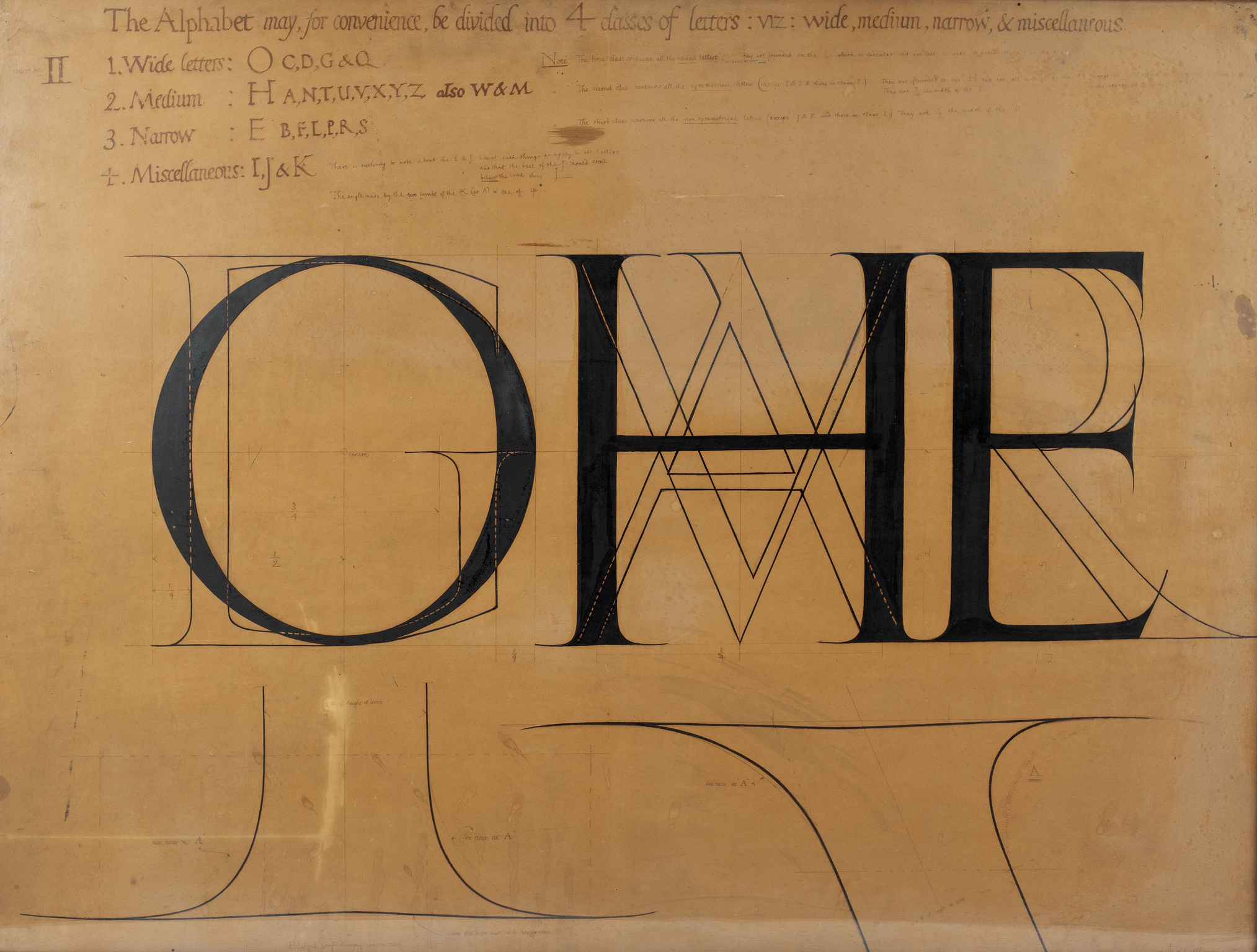 A E R (Eric) Gill (British 1882-1940)/Three Designs for Lettering/ for WHSmith corporate - Image 6 of 6