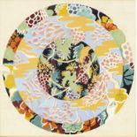 Lillian Delevoryas (American 1932-2018)/A kaleidoscope of fruit and foliage/watercolour,