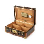 Louis Vuitton, a cigar humidor of briefcase form,