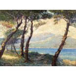 Achille Grenier (French, 20th Century)/Baie de Menton,