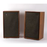 Dynatron, a pair of teak cased speakers, model L51514,