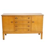 Gordon Russell, a mid 20th Century light oak sideboard,