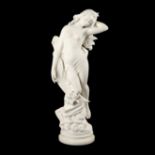 After Ferdinando Batelli (Italian 1817-1900)/La Notte/marble sculpture,