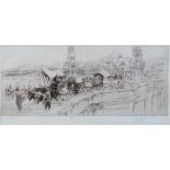 William Walcot (British 1874-1943)/Segovia Bridge, Madrid/signed/etching, 15cm x 34.