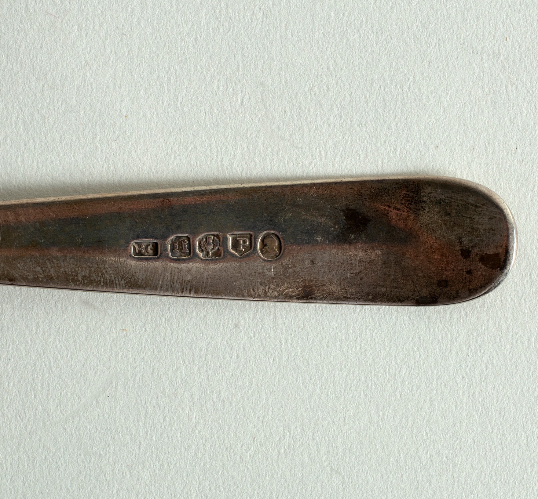 A Scottish silver basting spoon, RG, - Image 2 of 3