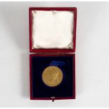 A Victorian gold Diamond Jubilee commemorative medallion, 1897, approximately 13gm,