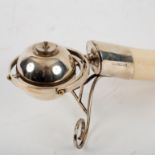 Lot Withdrawn - A silver mounted table lighter, London 1930,