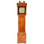 An oak eight-day longcase clock, Samuel Whalley, Manchester,