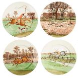 Nineteen plates depicting hunting scenes, Brown, Westhead, Moore & Co., 26.