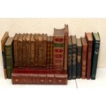 Sundry leather and other books