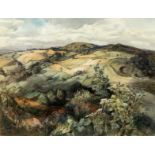 Donald Edwards (British 20th Century)/Painswick Beacon/watercolour, 28cm x 36.