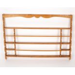 A set of pine hanging shelves,