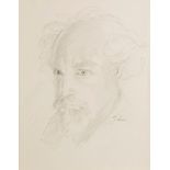 John/Portrait of a Bearded Gentleman/signed/pencil drawing,